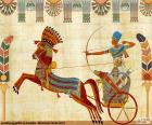 Mısır savaşçı ve savaş arabası